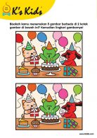 Worksheet Mencari Perbedaan Gambar Pesta Ulangtahun10