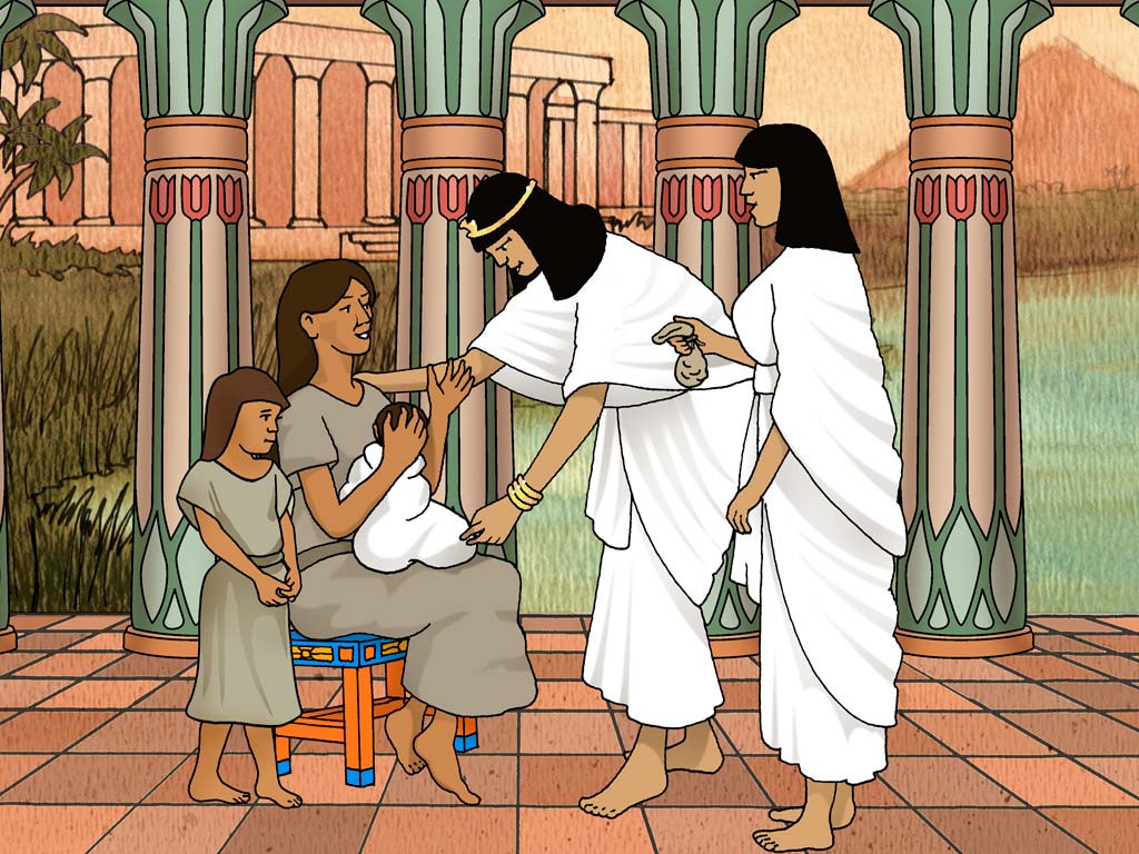Yokhebed Diizinkan Menyusui Putranya, Musa di Istana Firaun