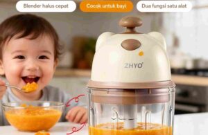ZHYO 200W Blender mpasi bayi Food Chopper 350ML (1)