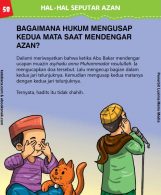 baca buku anak islam online, fikih islam jilid 4_062 Hukum Mengusap Kedua Mata Saat Mendengar Azan