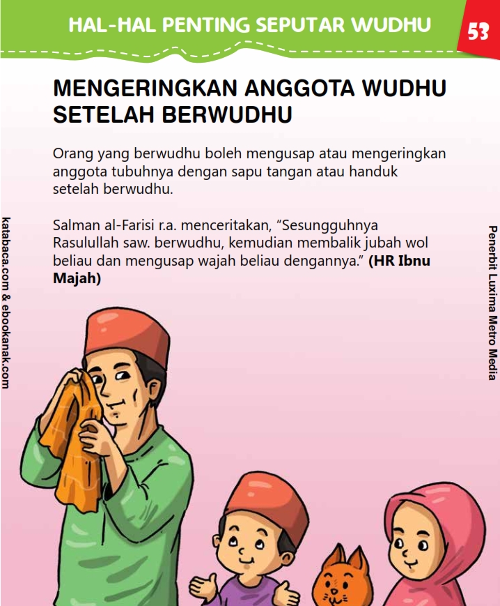 Bolehkah Kita Mengeringkan Air Bekas Wudhu