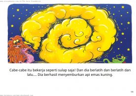 baca buku cerita online-drake si naga ajaib_007 Drake Si Naga Berhasil Menyemburkan Api Emas Kuning