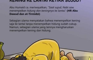 Hukum Menempelkan Hidung dan Kening ke Lantai Saat Sujud