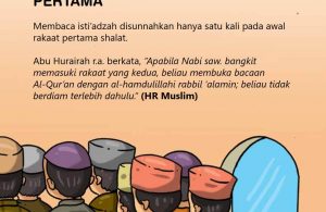 Membaca Istiadzah hanya Disunahkan pada Rakaat Pertama