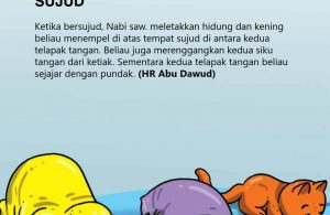 Meletakkan Hidung, Kening, dan Kedua Tangan Di Tempat Sujud