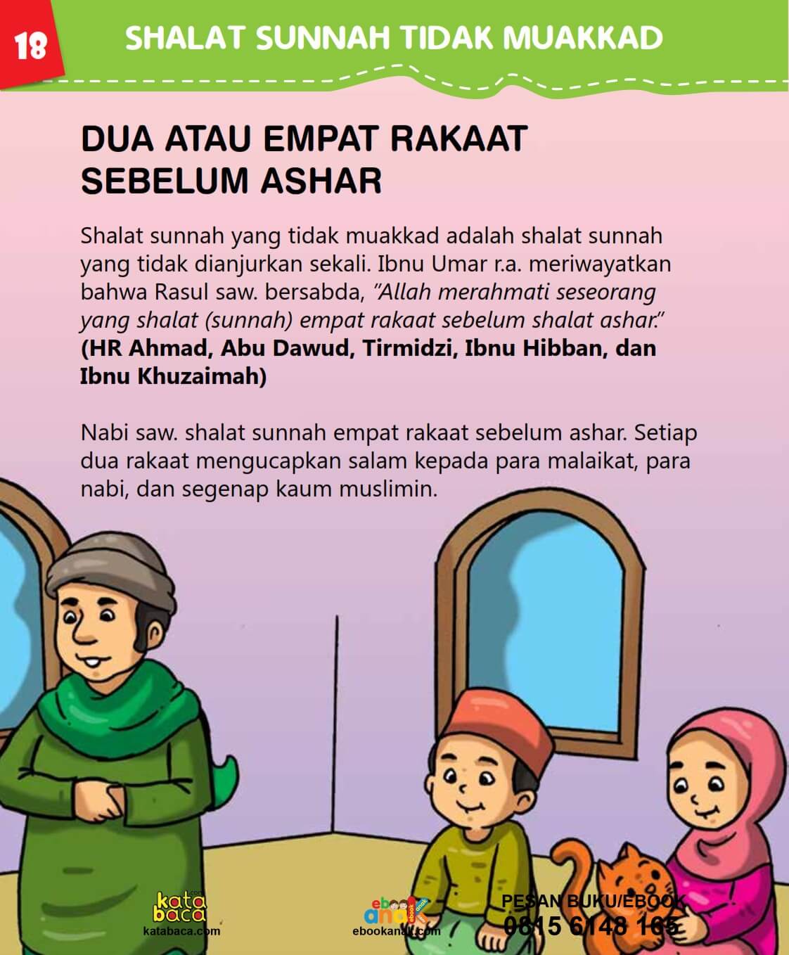 Dua atau Empat Rakaat Sebelum Ashar