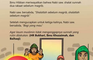 Shalat Sunnah Rawatib Dua Rakaat Sebelum Magrib