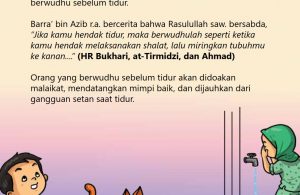 baca buku islam online, fiqih islam bergambar for kids jilid 02_050 Apa Saja Manfaat Berwudhu Sebelum Tidur