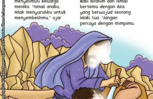 baca buku online aku cinta rasul kisah teladan 25 nabi dan rasul jilid 225 Iblis Mencegah Nabi Ibrahim untuk Mengurbankan Nabi Ismail