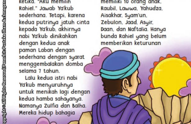 baca buku online aku cinta rasul kisah teladan 25 nabi dan rasul jilid 33 Siapa Nama Wanita Hamba Sahaya yang Dinikahi Nabi Yakub