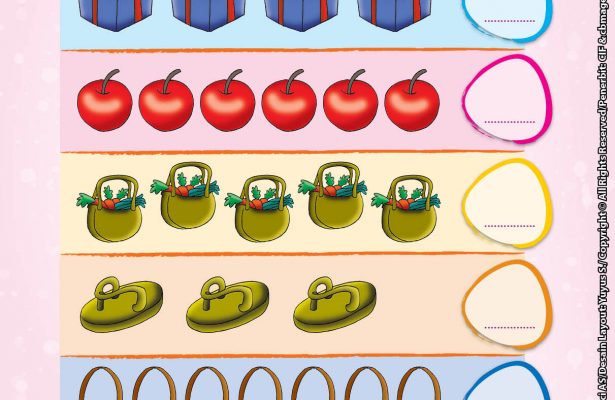 baca buku online brain games calistung33 Menghitung Jumlah Gambar dan Menulis Lambang Bilangannya