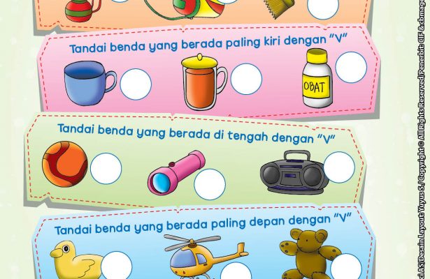 baca buku online brain games calistung45 Mengenal Posisi Kanan, Kiri, Tengah, Depan, dan Belakang