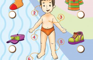 baca buku online, buku aktivitas anak jenius TK A B_023 aku bisa memakai pakaian sendiri