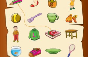 baca buku online, buku aktivitas anak jenius TK A B_024 menghubungkan pasangan gambar yang sesuai