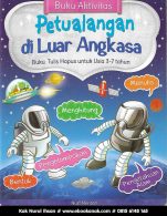 buku aktivitas petualangan di luar angkasa