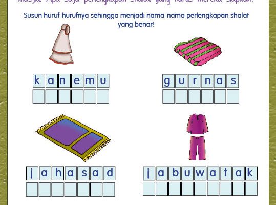 buku pintar anak shaleh, Mengenal Perlengkapan Shalat (19)