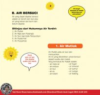 cara praktis belajar shalat for kids, Air Bersuci (2)