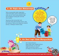 cara praktis belajar shalat for kids, Air Najis dan Mutanajis (3)