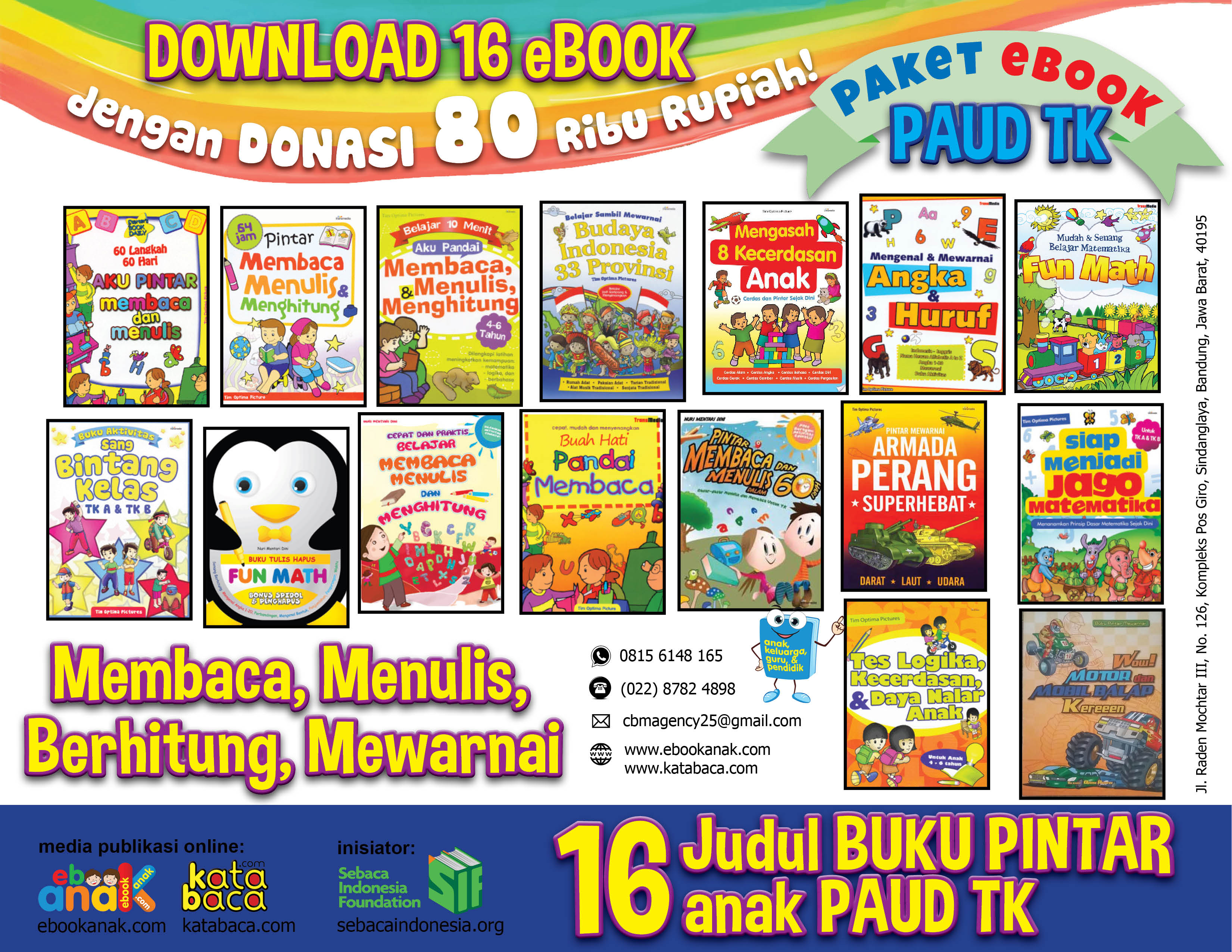 download 16 ebook paket paud tk donasi 80 ribu rupiah