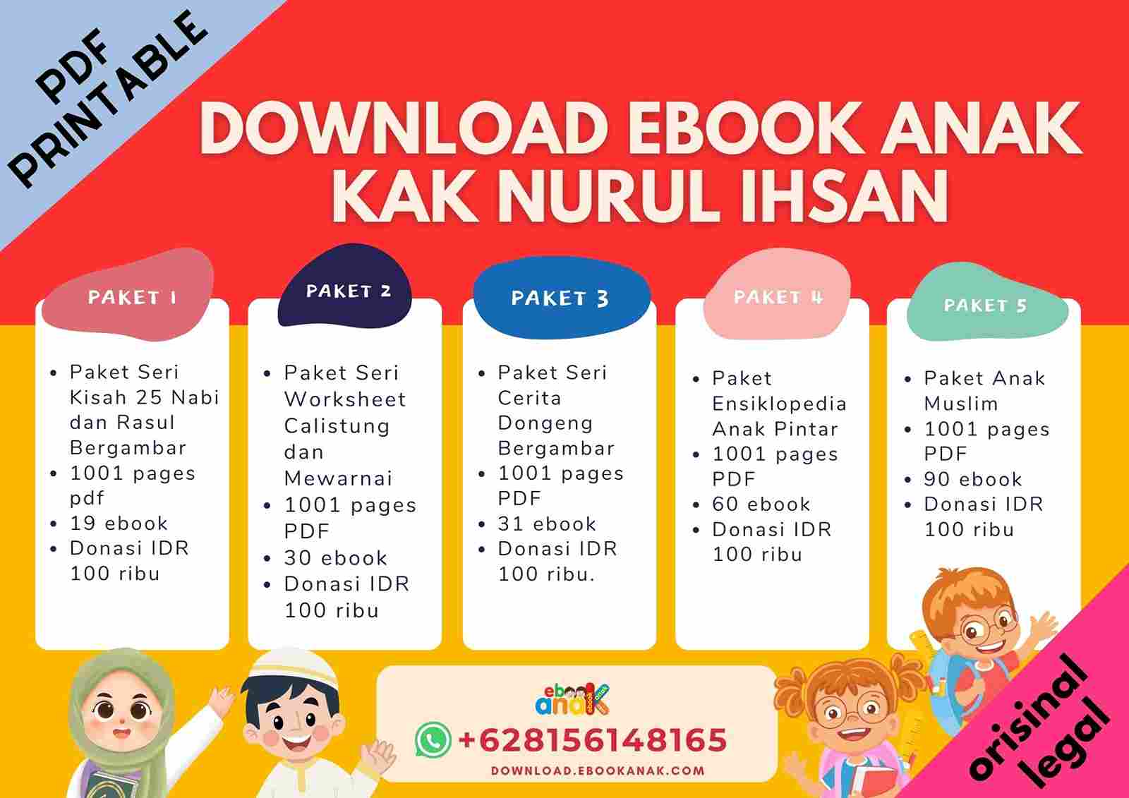 download ebook anak pdf printable kak nurul ihsan