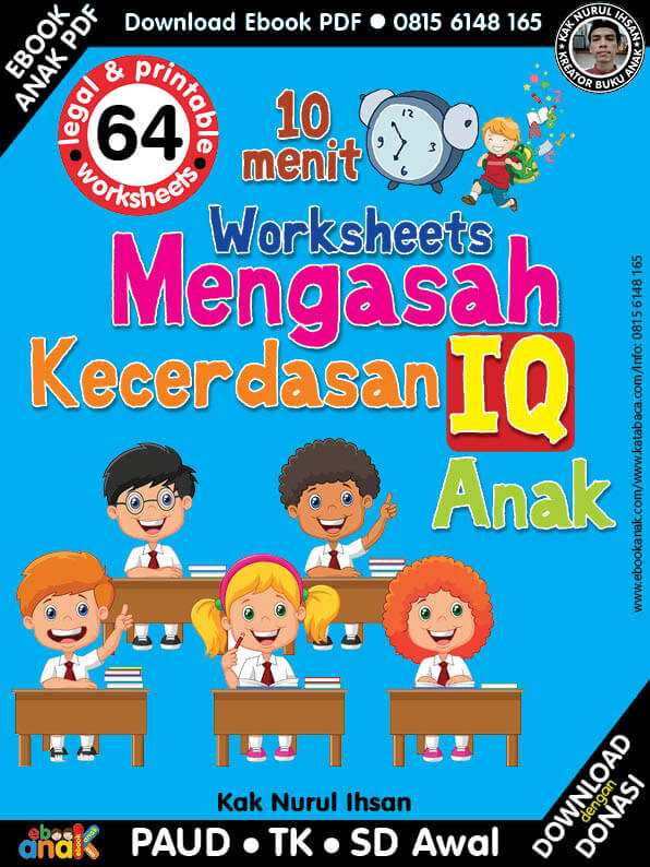 ebook pdf 10 menit worksheets mengasah kecerdasan IQ anak