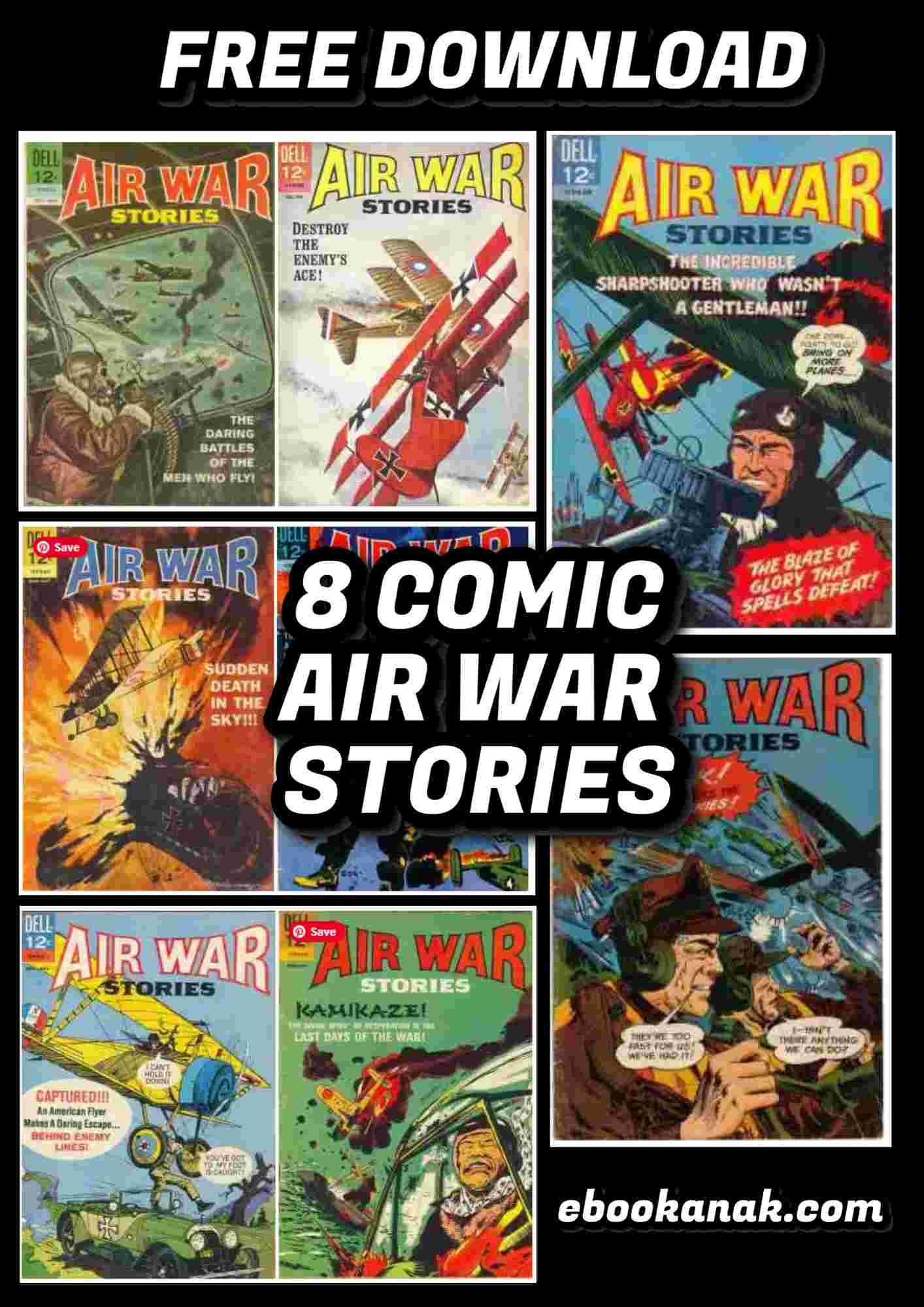 Download Air War Stories comics (1964-1966) full color PDF for free