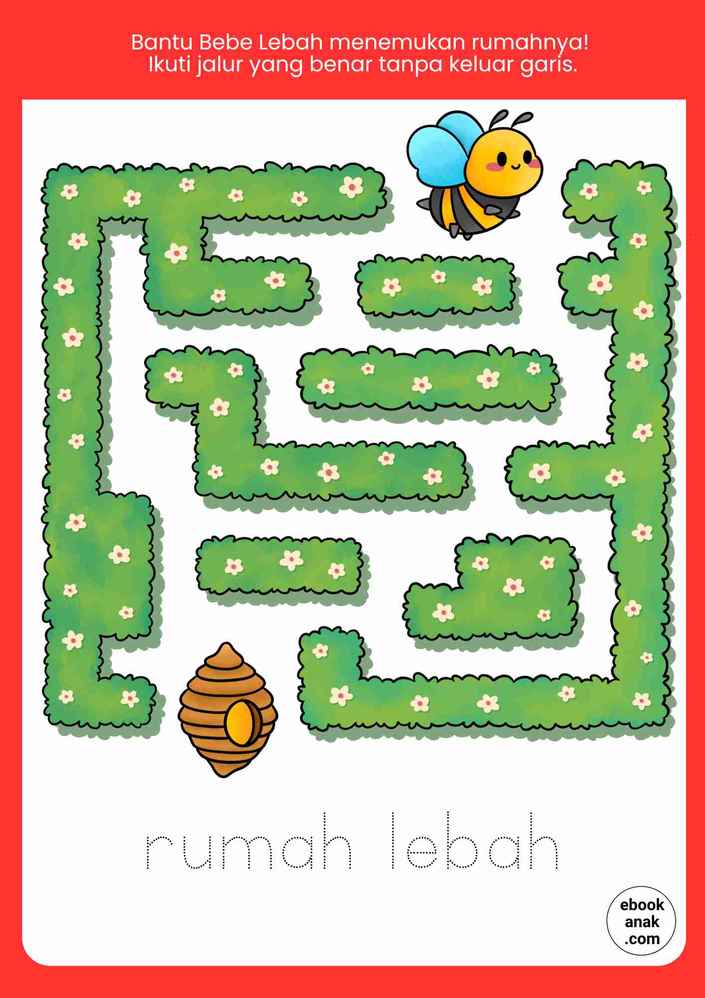 maze rumah lebah