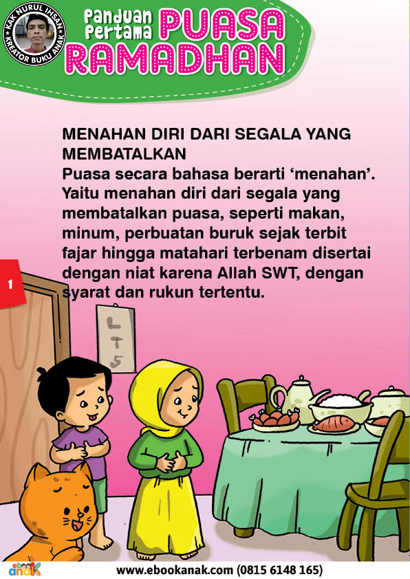 panduan pertama anak puasa ramadhan 1 Menahan Diri dari Segala yang Membatalkan