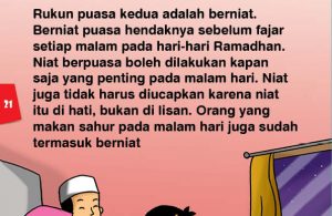 panduan pertama anak puasa ramadhan 22 Berniat Puasa