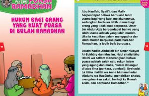 panduan pertama anak puasa ramadhan, Hukum Bagi Orang yang Kuat Puasa di Bulan Ramadhan 19