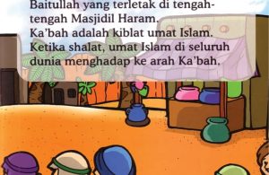 seri fiqih anak asyiknya aku berhaji15, Shalat Menghadap Kabah