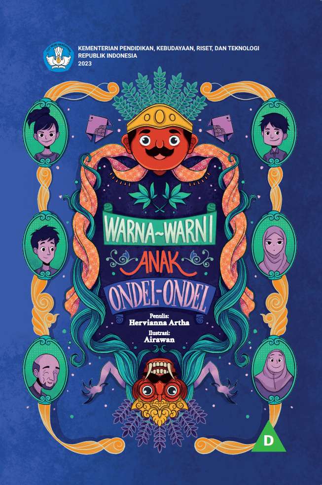 warna warni anak ondel ondel